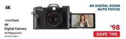 Visions Electronics VIVITAR 4K Digital Camera offer