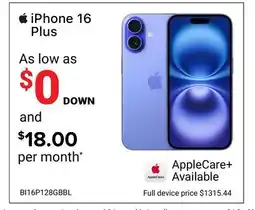 Visions Electronics iPhone 16 Plus offer