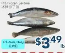 Oceans Fresh Food Market Pre Frozen Sardine offer