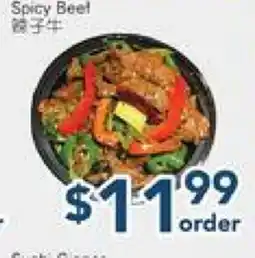 Oceans Fresh Food Market Spicy Beef offer