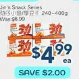 Oceans Fresh Food Market Jin's Snack Series offer