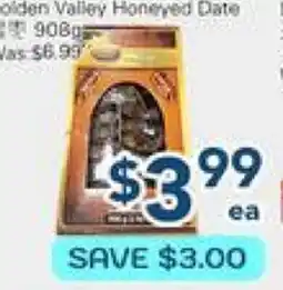 Oceans Fresh Food Market Golden Valley Honeyed Date offer