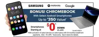 Visions Electronics BONUS! CHROMEBOOK offer
