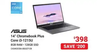 Visions Electronics 14 Chromebook Plus Core i3-1215U offer
