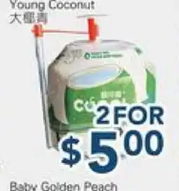 Oceans Fresh Food Market Young Coconut offer