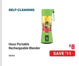 Visions Electronics Hauz Portable Rechargeable Blender offer