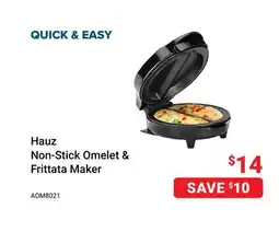 Visions Electronics Hauz Non-Stick Omelet & Frittata Maker offer