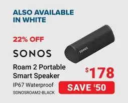 Visions Electronics Roam 2 Portable Smart Speaker offer