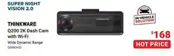 Visions Electronics Q200 2K Dash Cam with Wi-Fi offer