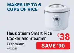 Visions Electronics Hauz Steam Smart Rice Cooker and Steamer offer