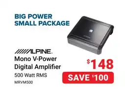 Visions Electronics Alpine Mono V-Power Digital Amplifier offer