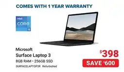 Visions Electronics Microsoft Surface Laptop 3 offer