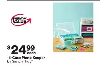Michaels 16-Case Photo Keeper by Simply Tidy offer