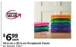 Michaels 30.4 cm x 30.4 cm Scrapbook Cases by Simply Tidy offer
