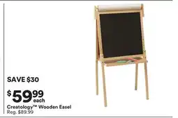 Michaels Creatology Wooden Easel offer