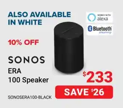 Visions Electronics Sonos ERA 100 Speaker offer