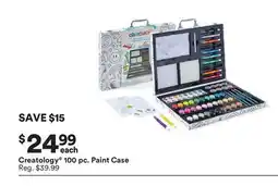Michaels Creatology 100 pc. Paint Case offer