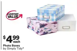 Michaels Photo Boxes by Simply Tidy offer