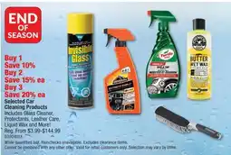 PartSource Selected Car Cleaning Products offer