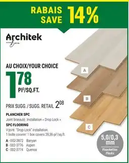 BMR PLANCHER SPC offer