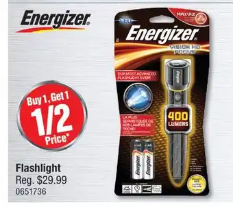 PartSource Energizer Flashlight offer