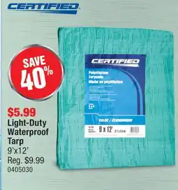 PartSource CERTIFIED Light-Duty Waterproof Tarp offer