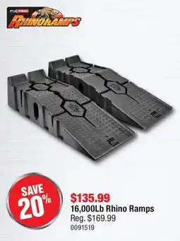 PartSource 16, 000Lb Rhino Ramps offer