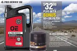 PartSource PRO-SERIES OE Full Synthetic Oil offer