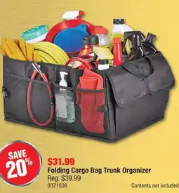 PartSource Folding Cargo Bag Trunk Organizer offer