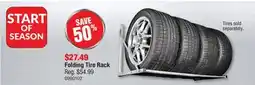 PartSource Folding Tire Rack offer