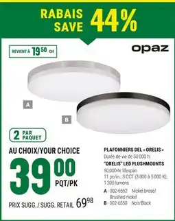 BMR PLAFONNIERS DEL  ORELIS  offer