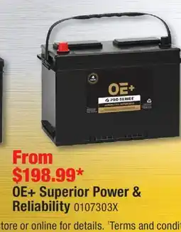 PartSource OE+ Superior Power & Reliability offer