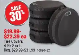PartSource Tire Covers offer