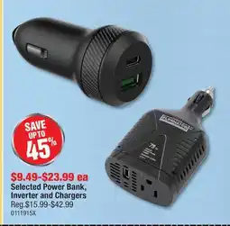 PartSource Selected Power Bank, Inverter and Chargers offer