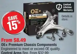 PartSource OE + Premium Chassis Components Control offer