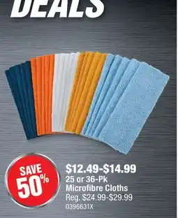 PartSource 25 or 36-Pk Microfibre Cloths offer