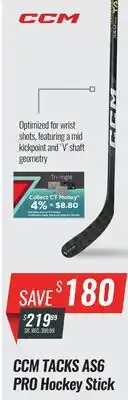 Hockey Life CCM TACKS AS6 PRO HOCKEY STICK offer