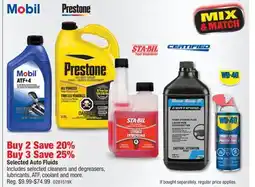 PartSource Selected Auto Fluids offer