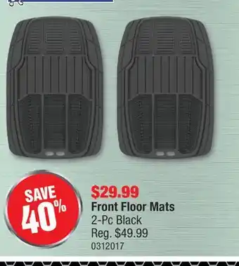 PartSource Front Floor Mats offer
