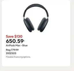 Staples AirPods Max - Blue offer
