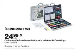 Michaels Coffret de 100 fournitures d'art pour la peinture de Creatology offer