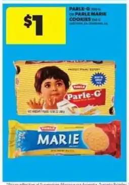 Real Canadian Superstore Parle-G or Parle Marie Cookies offer