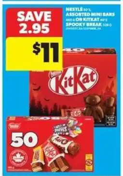 Real Canadian Superstore Nestlé Assorted Mini Bars or KitKat Spooky Break offer