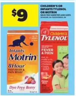 Real Canadian Superstore Children’s or Infants’ Tylenol or Motrin offer