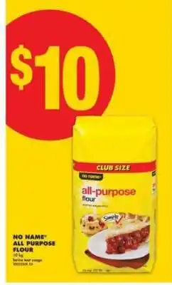 No Frills NO NAME ALL PURPOSE FLOUR offer