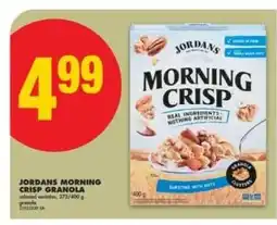 No Frills JORDANS MORNING CRISP GRANOLA offer