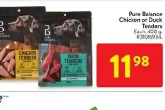 Walmart Pure balance chicken or duck offer