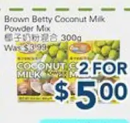 Oceans Fresh Food Market Brown Betty Coconut Milk Powder Mix offer