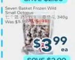 Oceans Fresh Food Market Seven Baskets Frozen Wild Small Octopus offer