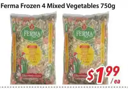 Bestco Food Mart Ferma Frozen 4 Mixed Vegetables offer